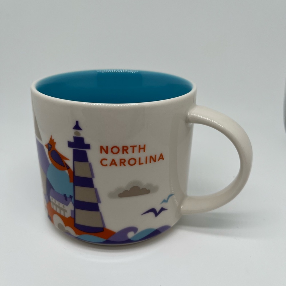 2013 Starbucks Coffee Cup Mug You Are Here Series Brand New  North Carolina